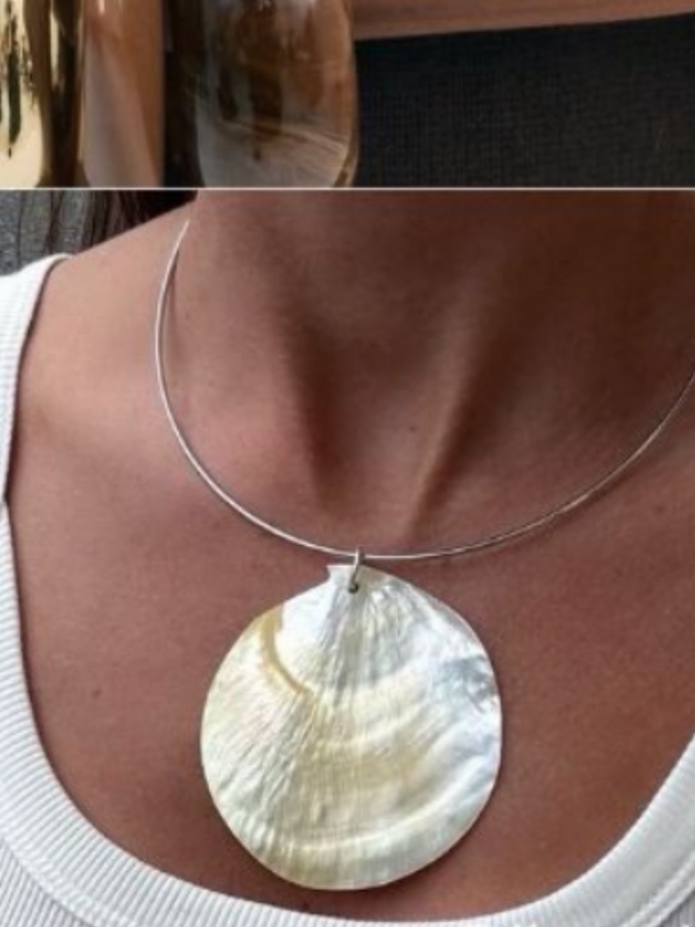 Huge Shell Rope Necklace - Picture 8 of 10